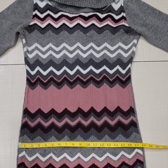 BCBGMaxAzria - Cowl Neck Sweater Dress - Picture 9 of 10